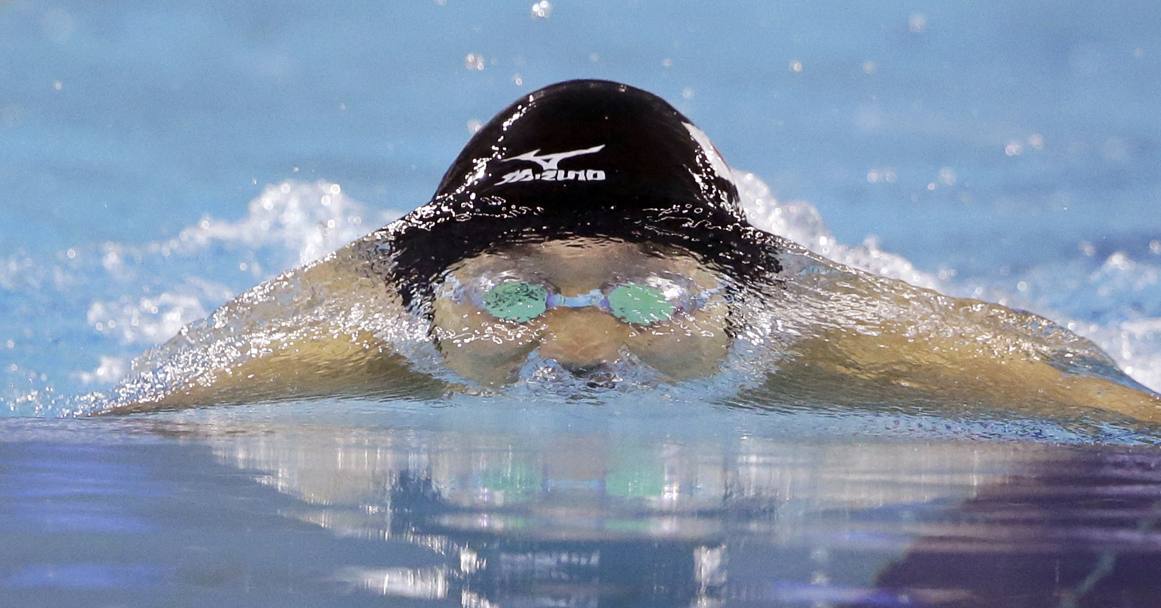 Corea del Ssud, il giapponese Yasuhiro Tanaka nuota verso la medaglia d’oro negli Asian Para Games (AP)